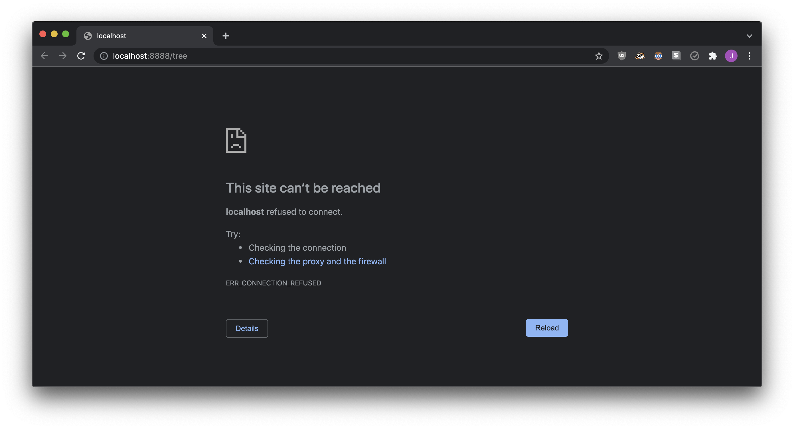 Site can’t be reached