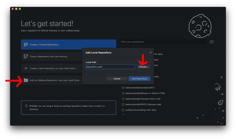Add an existing