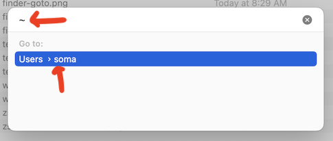 Going directly to your home directory step 2